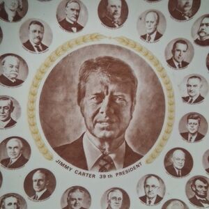 Jimmy Carter 39th President Commemorative Plate